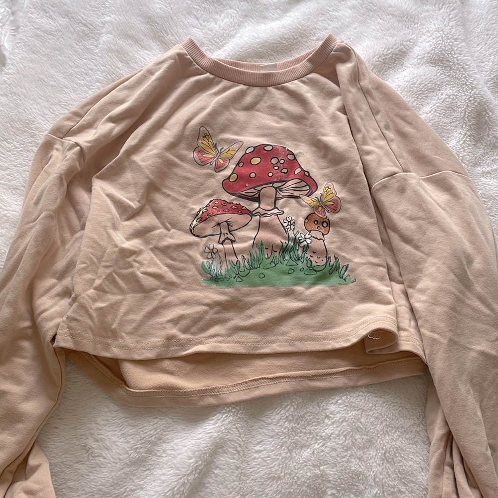 girls cropped sweater